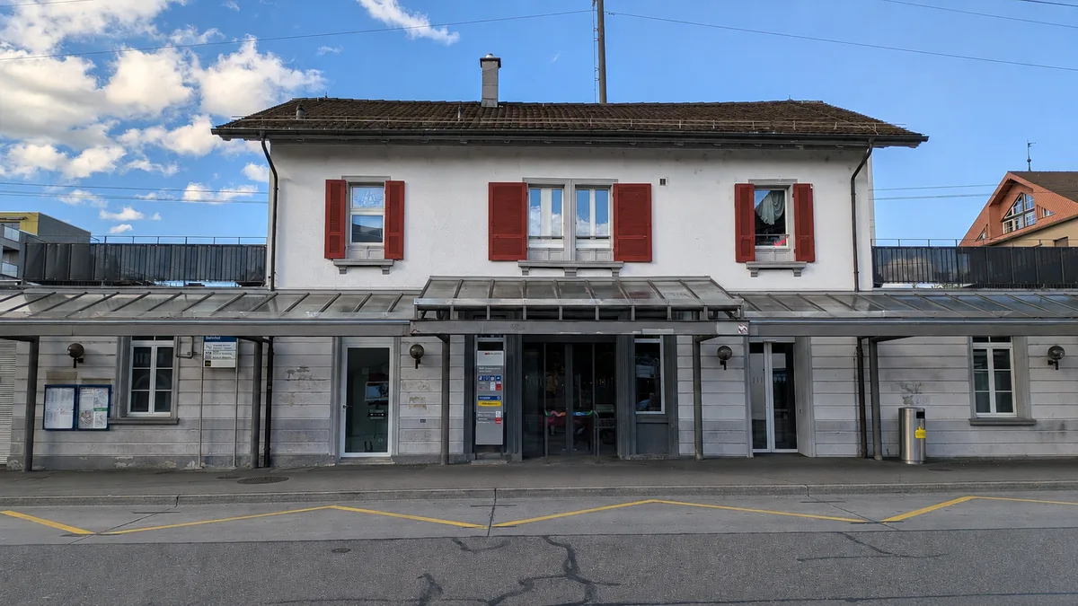 Ein Bahnhofgebäude aus den 1850er Jahren.